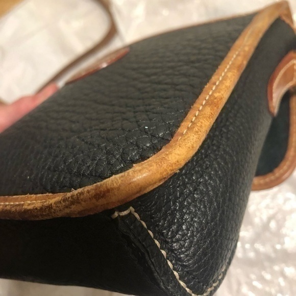 DOONEY & bourke all weather leather black brown vintage binocular crossbody bag - Picture 4 of 14
